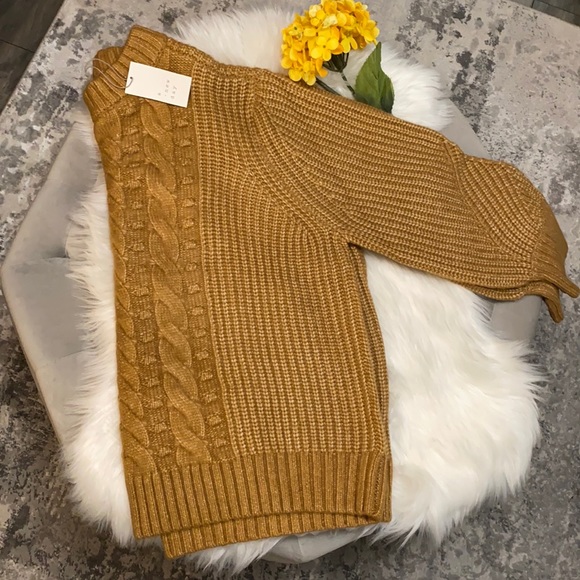 Sweaters - NEW! 3X Plus Size Standout Tan Knit Sweater